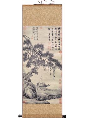 丝绸画翔宣高清微喷材质细腻