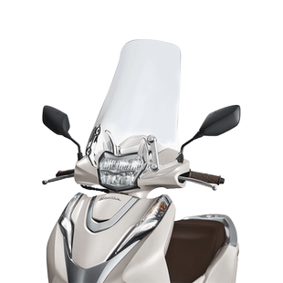 适用于五羊本田LEAD125风挡改装配件立德125加厚前挡风玻璃挡风板