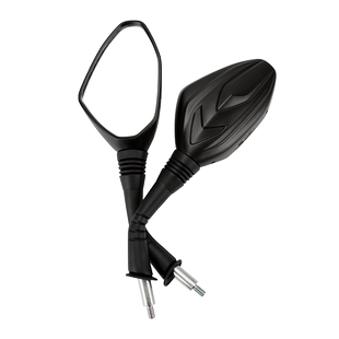 适用豪爵踏板摩托车电喷VS125E USR125后视镜HJ125T-21-22A反光镜