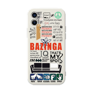 生活大爆炸手机壳苹果14华为mate60美剧iPhone15Promax小米13谢耳朵OPPO谢尔顿vivo周边12字母40创意小众适用