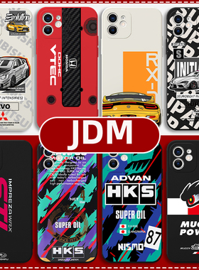 JDM手机壳苹果14华为mate60超跑iPhone15Promax小米13斯巴鲁ae86日系gtr潮牌OPPO本田vivo汽车12跑车周边适用