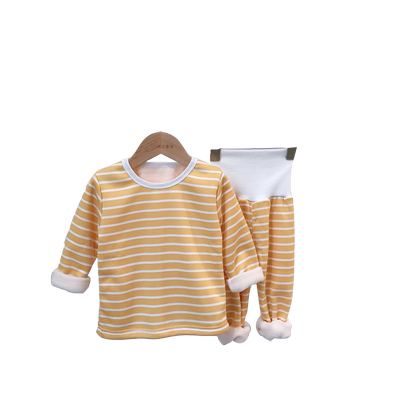 秋冬季家居服打底加绒加厚睡衣