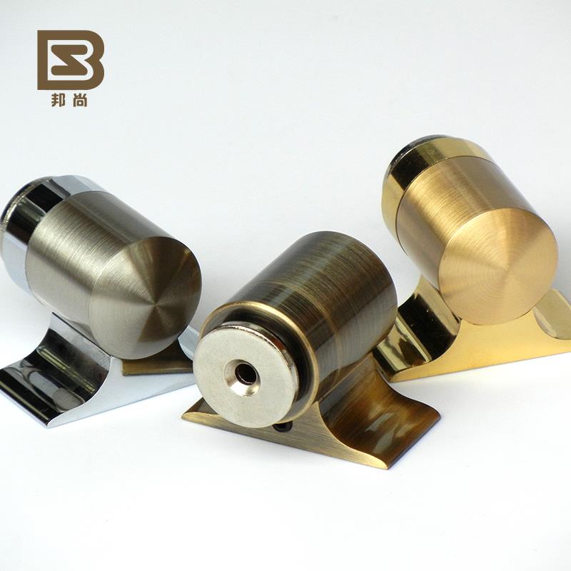 【意大利邦尚】纯全铜门吸迷你地吸 门碰 青古铜 金银三色强吸力