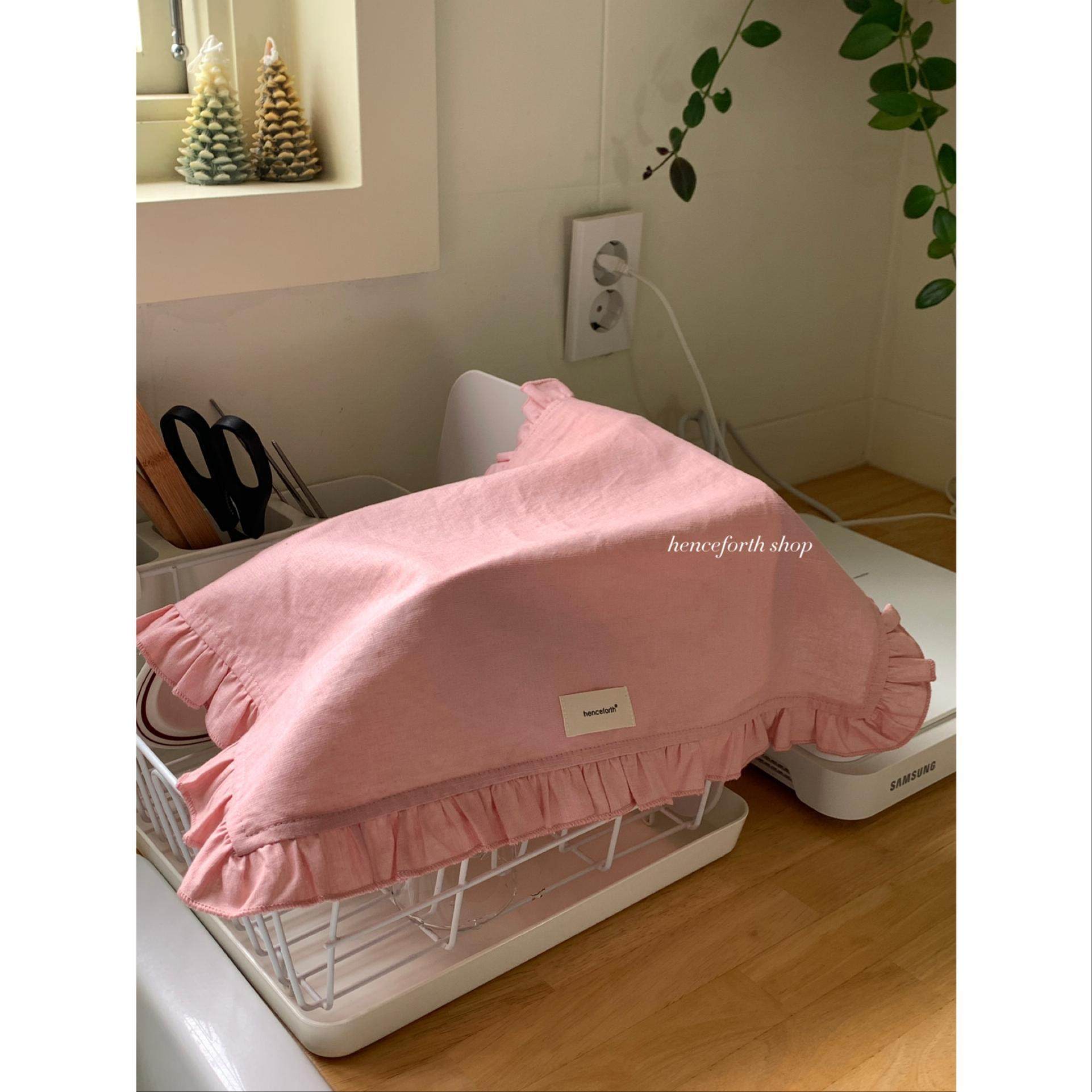 henceforth花边棉麻餐垫手作餐巾法式温柔装饰布多用途盖布ins风