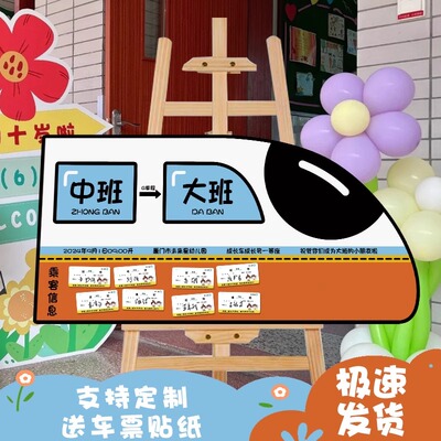 签到kt板幼儿园毕业场景布置