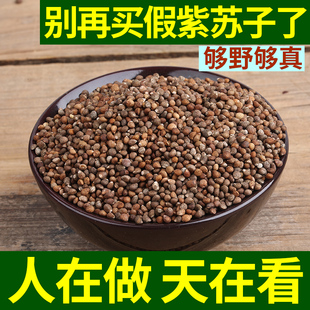 紫苏籽中药材500g正品新货精选大粒紫苏子籽食用生紫苏种子的功效