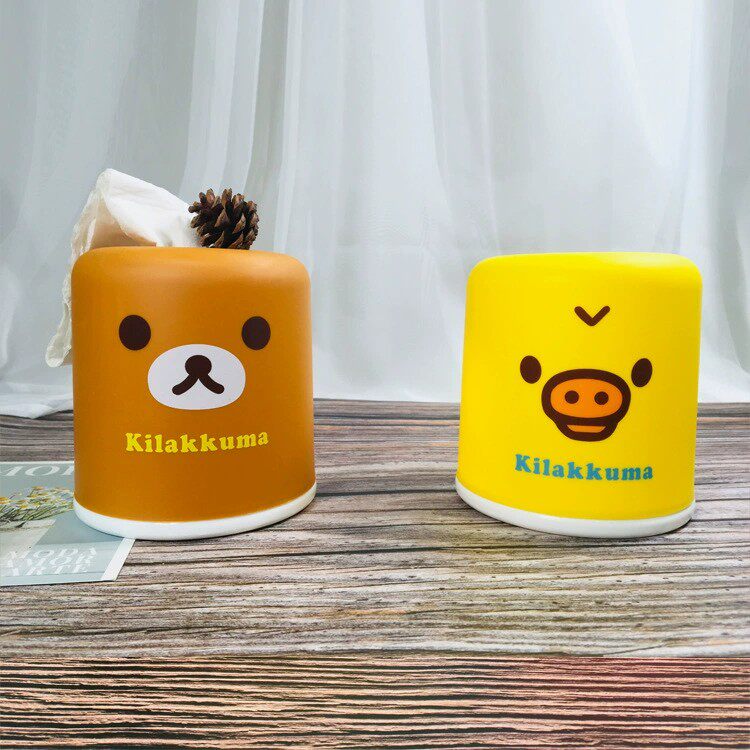 小号儿童卡通可爱纸巾盒客厅家用宿舍卷纸筒卫生间塑料盒子大容量