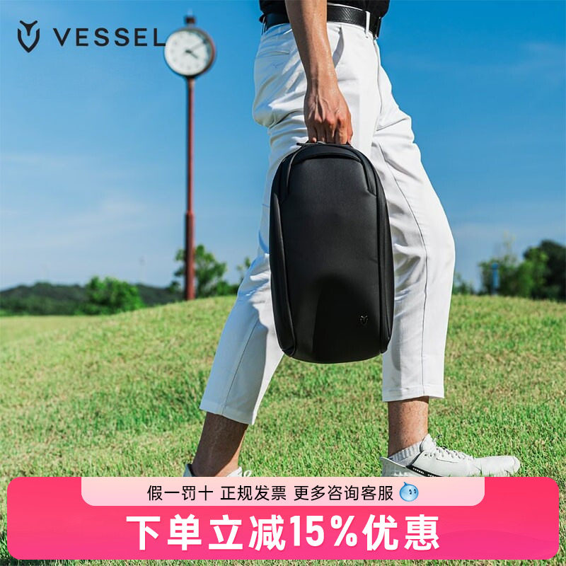 vessel高尔夫球鞋袋大容量便携收纳包鞋包收纳袋防潮透气运动包男图片