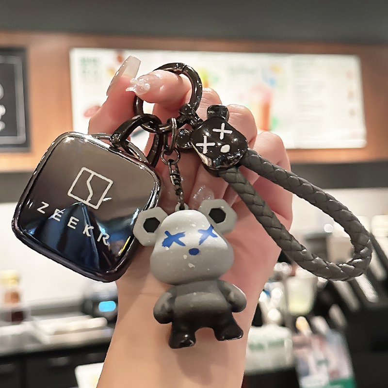 极氪蓝牙实体TPU渐变钥匙套专用