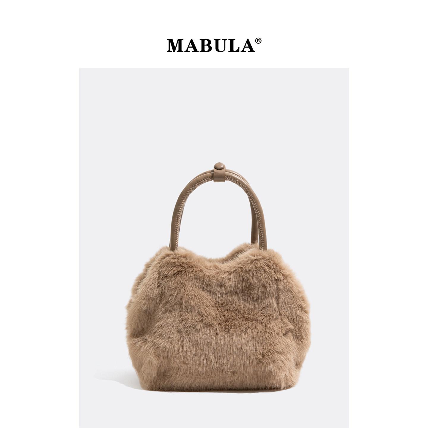 MABULA简约流行毛绒包包