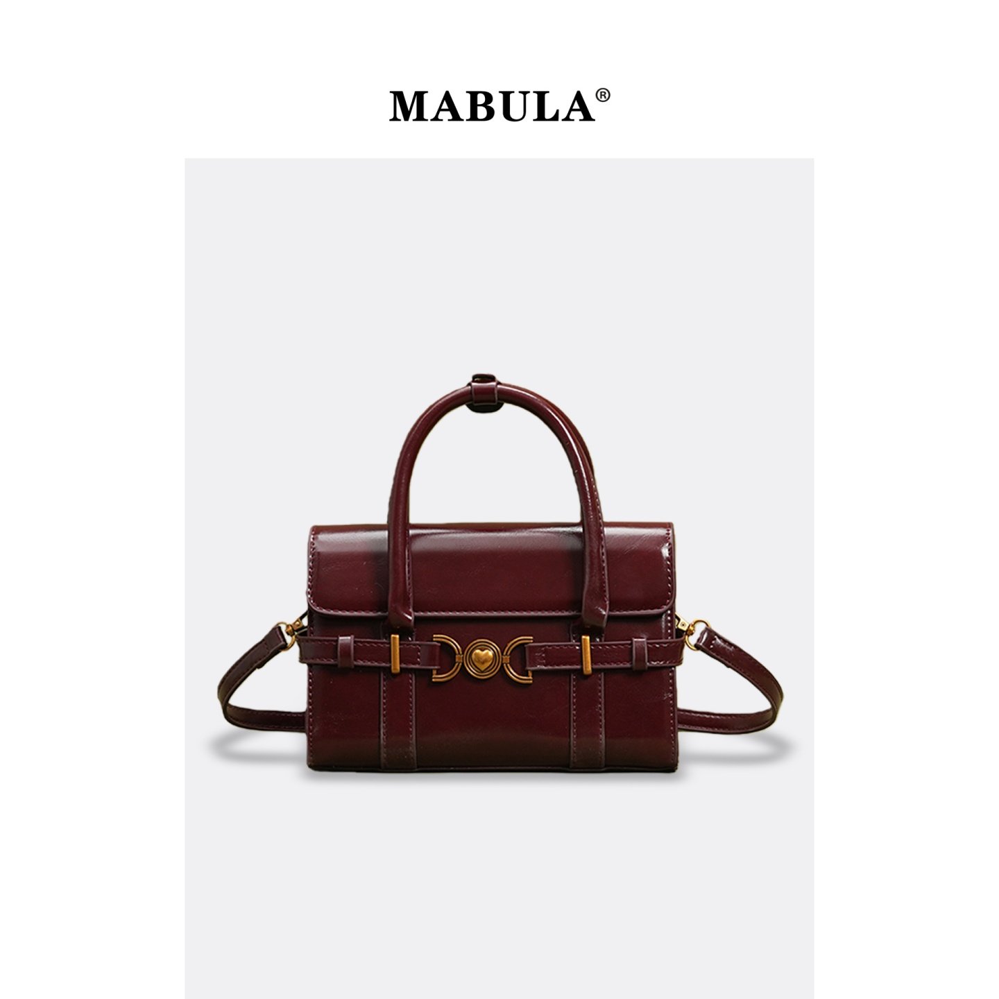 MABULA复古油蜡皮手提小方包女2026春季高级手提单肩包通勤斜挎包,箱包皮具/热销女包/男包,小方包,淘宝优惠券,粉丝福利购,淘宝优惠卷