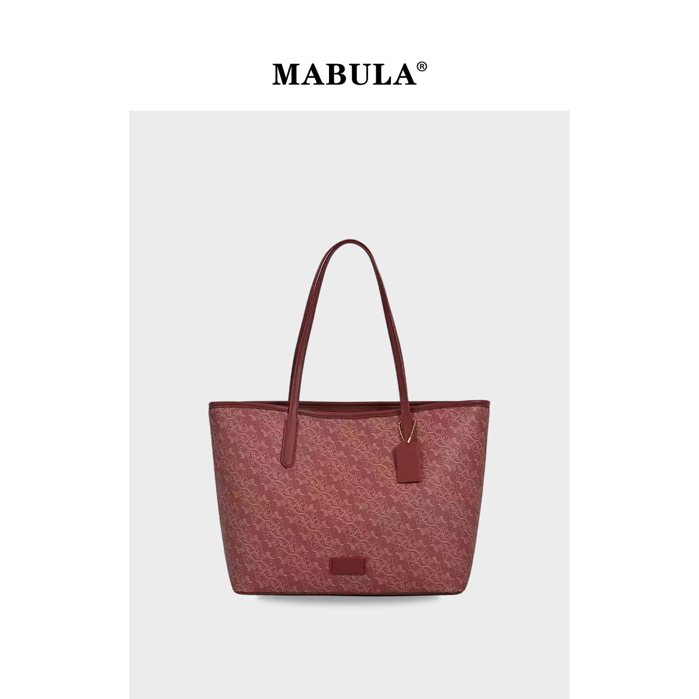 MABULA新中式如意祥云托特包女2026春季新年包包大容量通勤单肩包,箱包皮具/热销女包/男包,托特包,淘宝优惠券,粉丝福利购,淘宝优惠卷