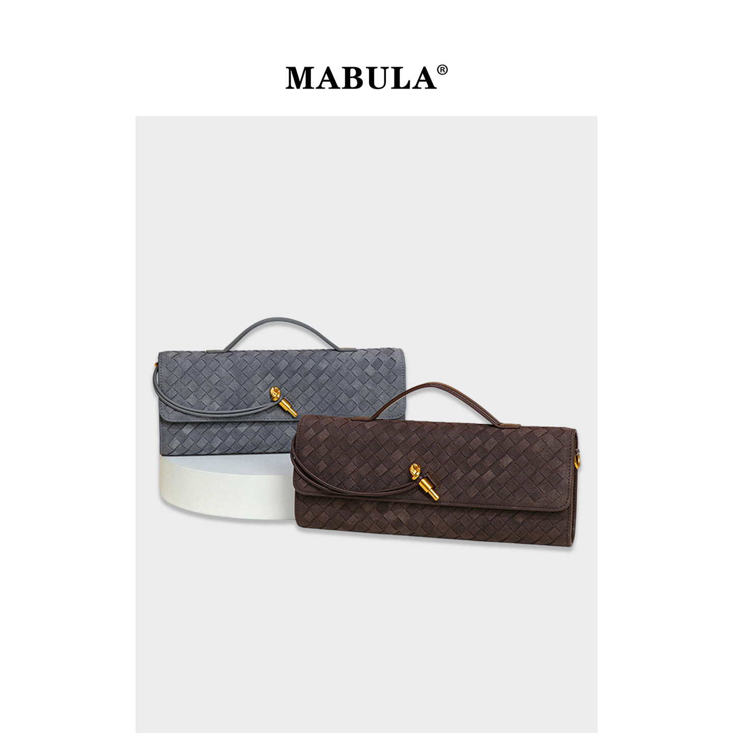 MABULA意大利手工编织单肩包女2026春季晚宴法棍包通勤百搭手拿包,箱包皮具/热销女包/男包,单肩包,淘宝优惠券,粉丝福利购,淘宝优惠卷