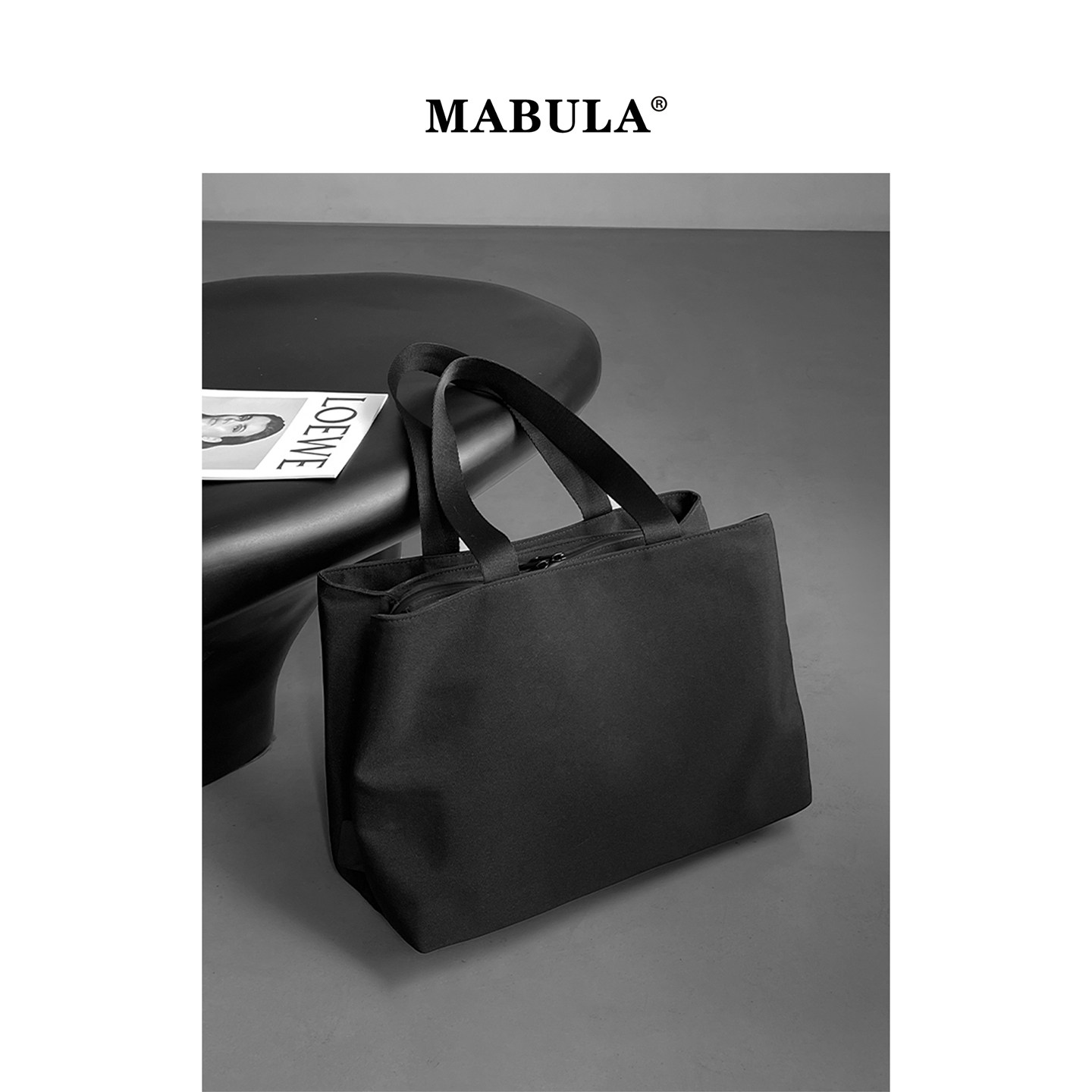 MABULA都市简约尼龙布托特包