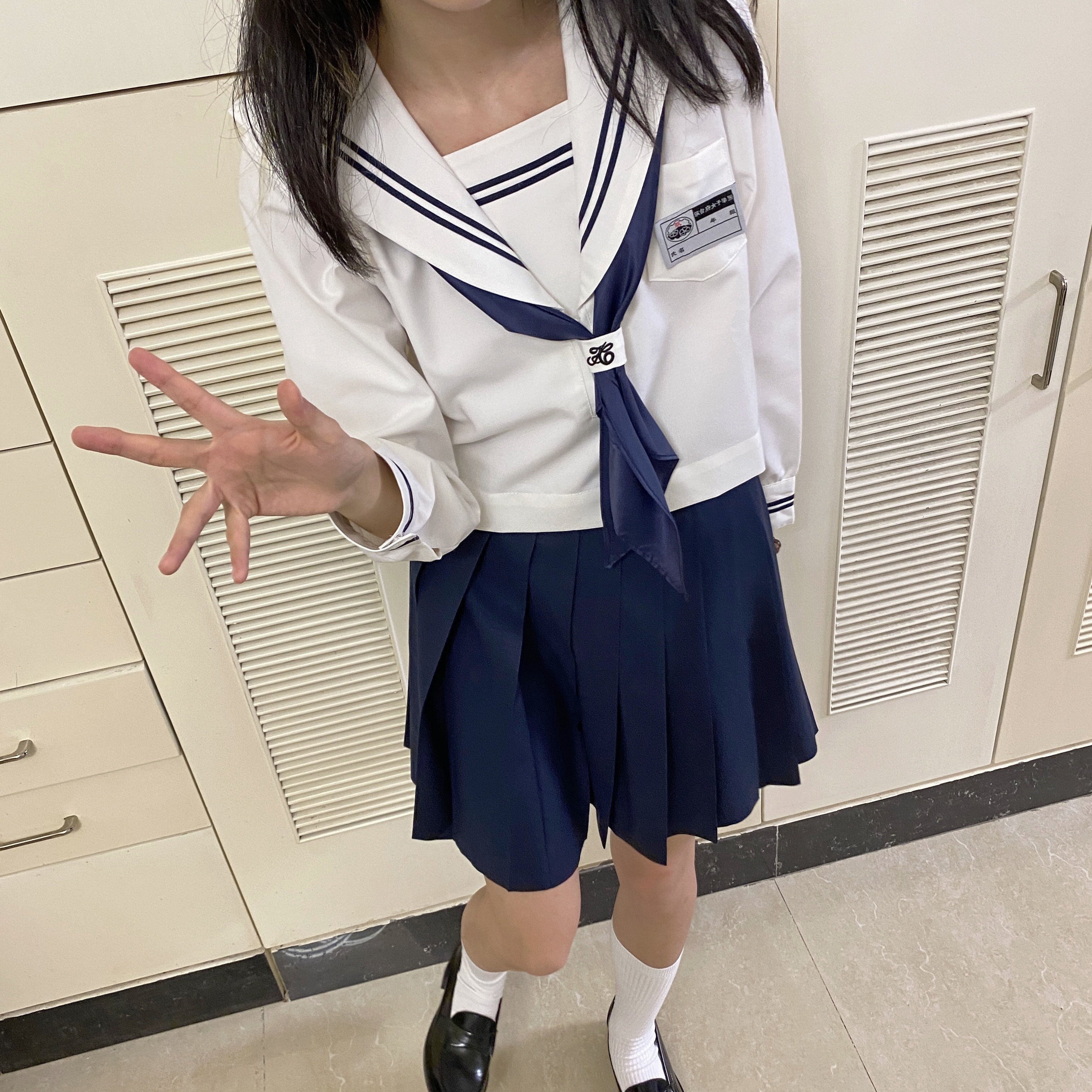 正统学生关西襟长袖基础款jk制服