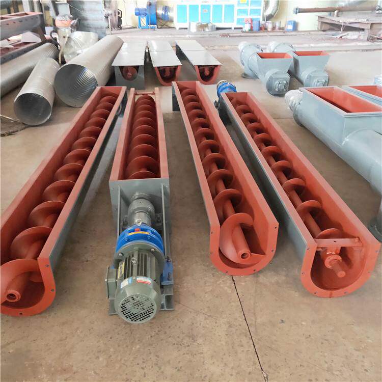 螺旋输送机不锈钢U型管式绞龙提升机水泥煤灰沙子干粉颗粒上料机