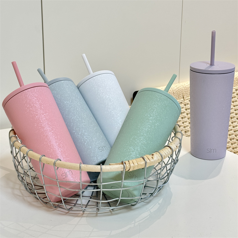 双盖不锈钢真空保温杯