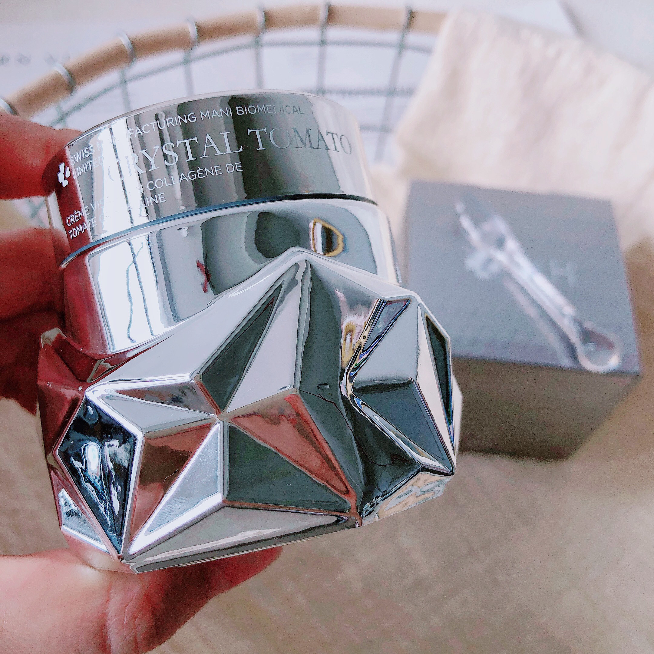 脸蛋嘭起来~MH水晶番茄胶原蛋白面霜淡纹紧致滋润保湿护肤霜50g