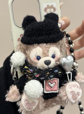 气球黑色毛衣玫玫电镀挂绳适用ihone16promax苹果15pro手机壳14新