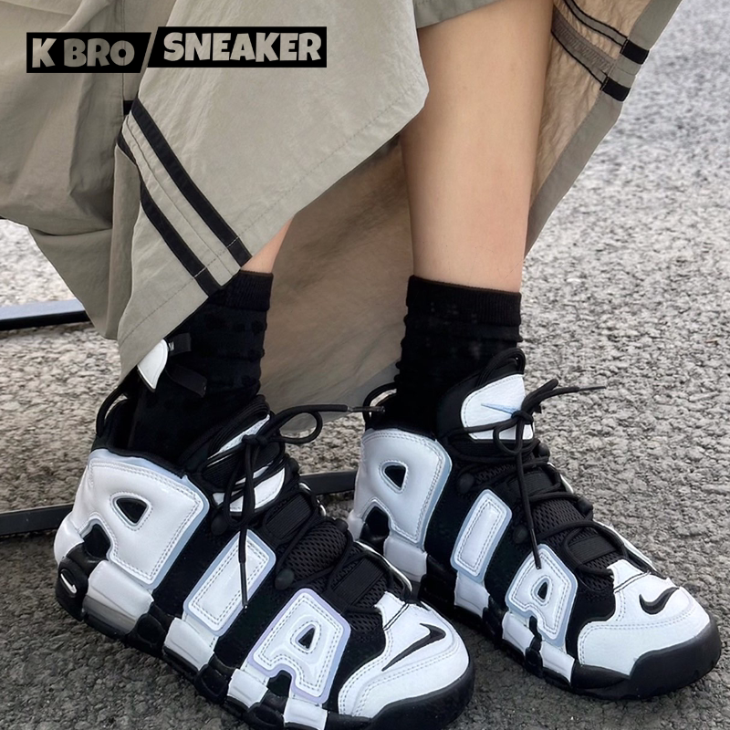 NIKE AIR MORE UPTEMPO皮蓬 舒适耐磨休闲运动圆头 GS篮球鞋5