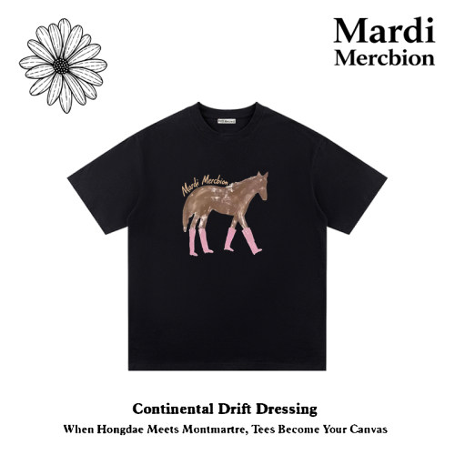 MardiMercredi重磅纯棉小马T恤