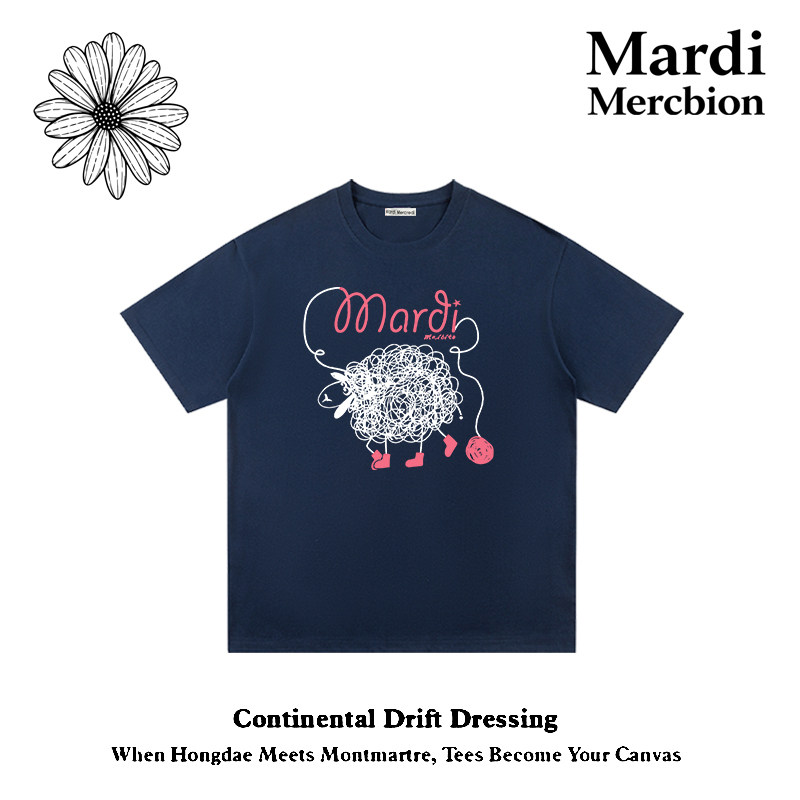 MardiMercbion重磅纯棉T恤图片