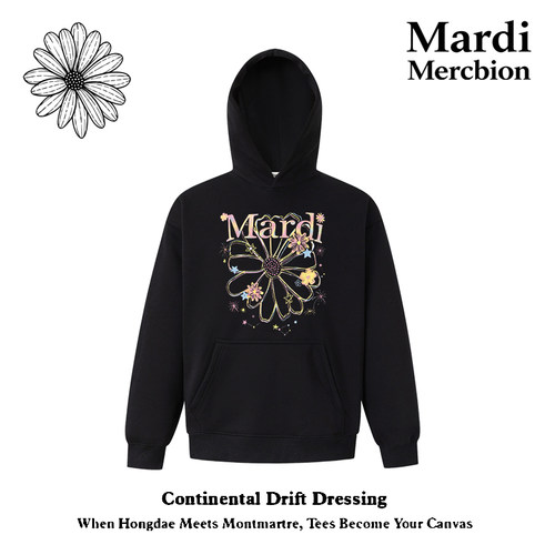 MardiMercredi雏菊连帽卫衣