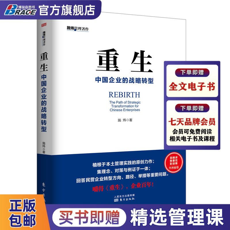 重生中国企业的战略转型施炜民营企业家管理者企业管理问题管理思想书中国企业战略转型管理战略管理书籍