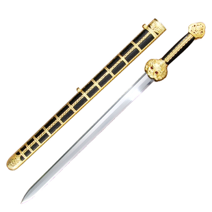 龙泉蒋氏永乐宝剑真剑锰钢一体刀剑刀具防身冷兵器镇宅收藏未开刃