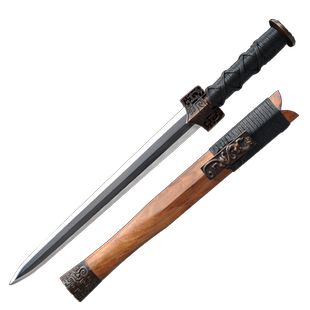 龙泉蒋氏宝剑小龙泉剑短剑刀具 防身 冷兵器收藏刀剑未开刃旗舰店