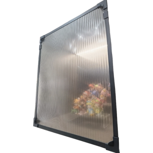 免打孔自粘柜门长虹玻璃帘防风防雨防尘帘透明书柜遮挡帘磁吸门帘