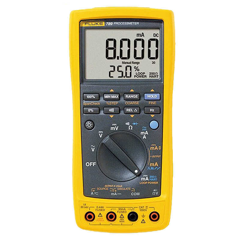 福禄克FLUKE787/F789过程万用表毫安信号发生器模拟信号源校验仪