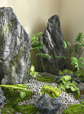 花园户外仿真石头装饰雕塑假石头