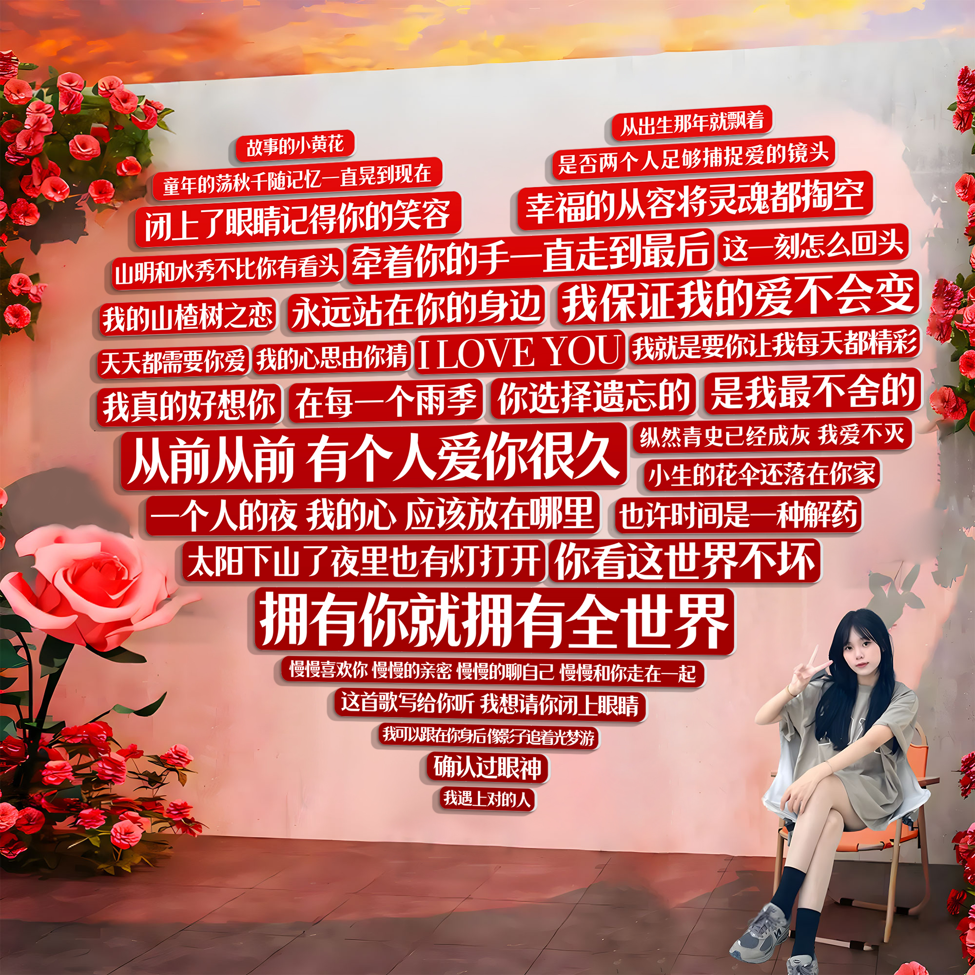 2025餐饮店网红打卡墙立体墙拍照区烧烤店奶茶店装饰氛围墙创意