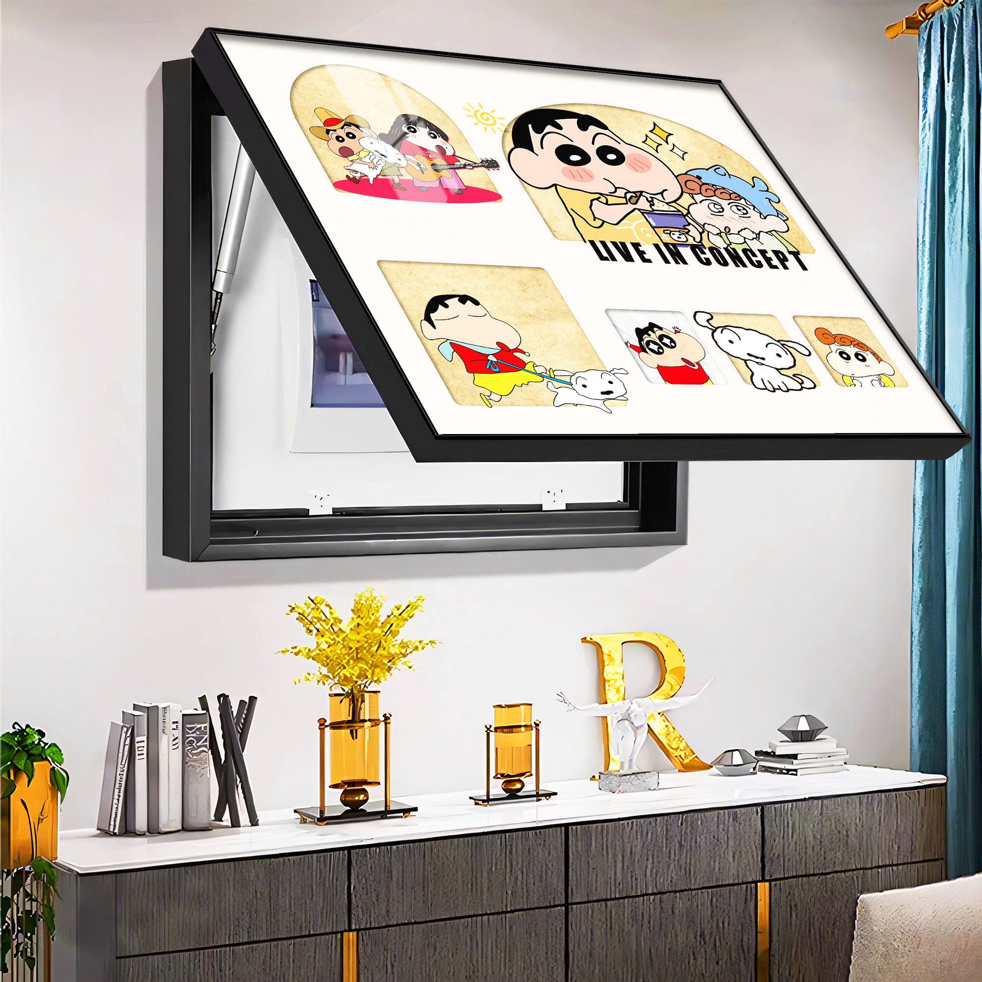 电表箱遮挡画电表箱装饰画新款