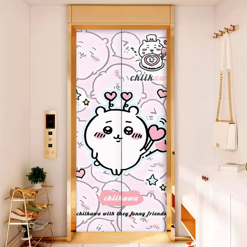 电梯门贴纸入一梯一户装饰画