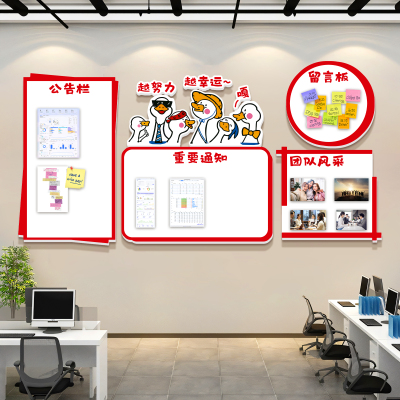 员工销售业绩展示板企业文化墙