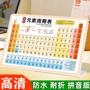 初中化学元素周期表实物摆件高中元素周期表知识挂图创意礼物卡片