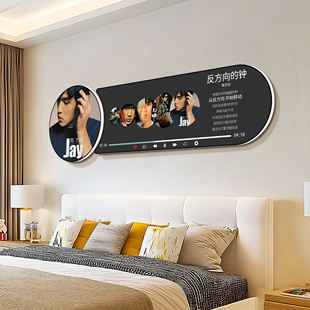 Jay周杰伦黑胶唱片歌词专辑周边墙面装饰卧室床头墙贴画挂画摆件