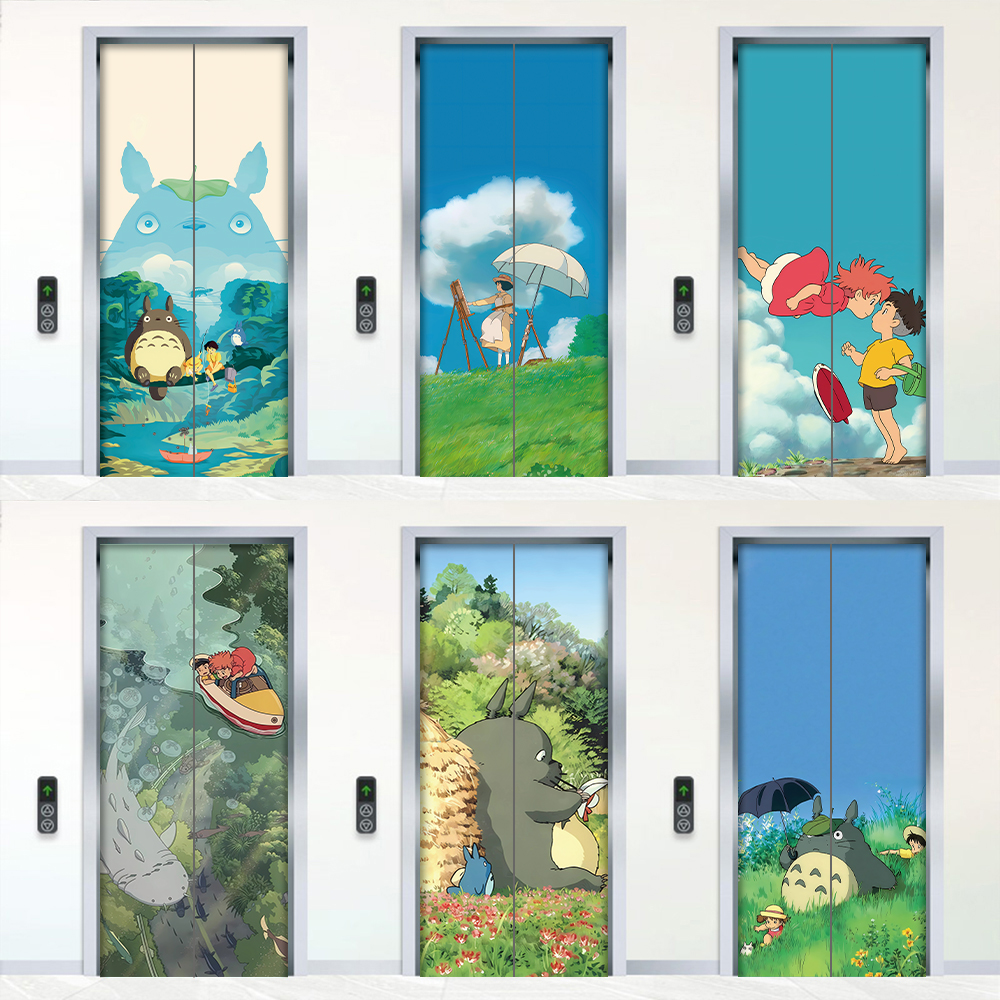 入户电梯门现货速发贴纸装饰贴画