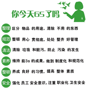 医院6s管理健康宣教文化墙贴纸门诊所护士站墙面装饰背景墙挂壁画
