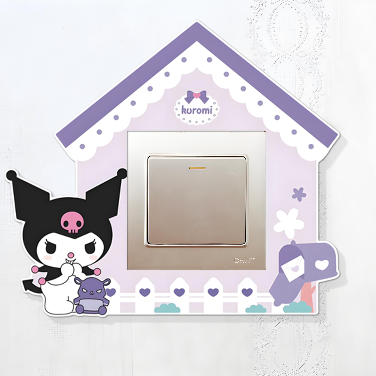 儿童房开关插座美化边框套可爱卡通创意装饰套防水开关保护套墙贴,家居饰品,开关贴,淘宝优惠券,粉丝福利购,淘宝优惠卷