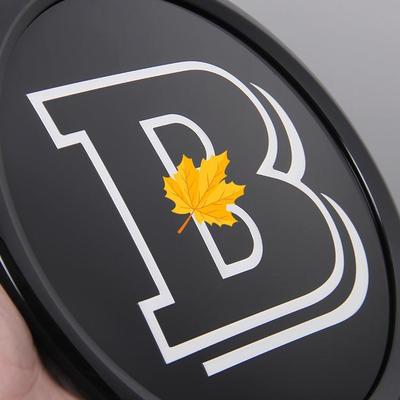 适用奔驰镜面大标新C级新E级GLK260ML300GL400ML63中网改装车标