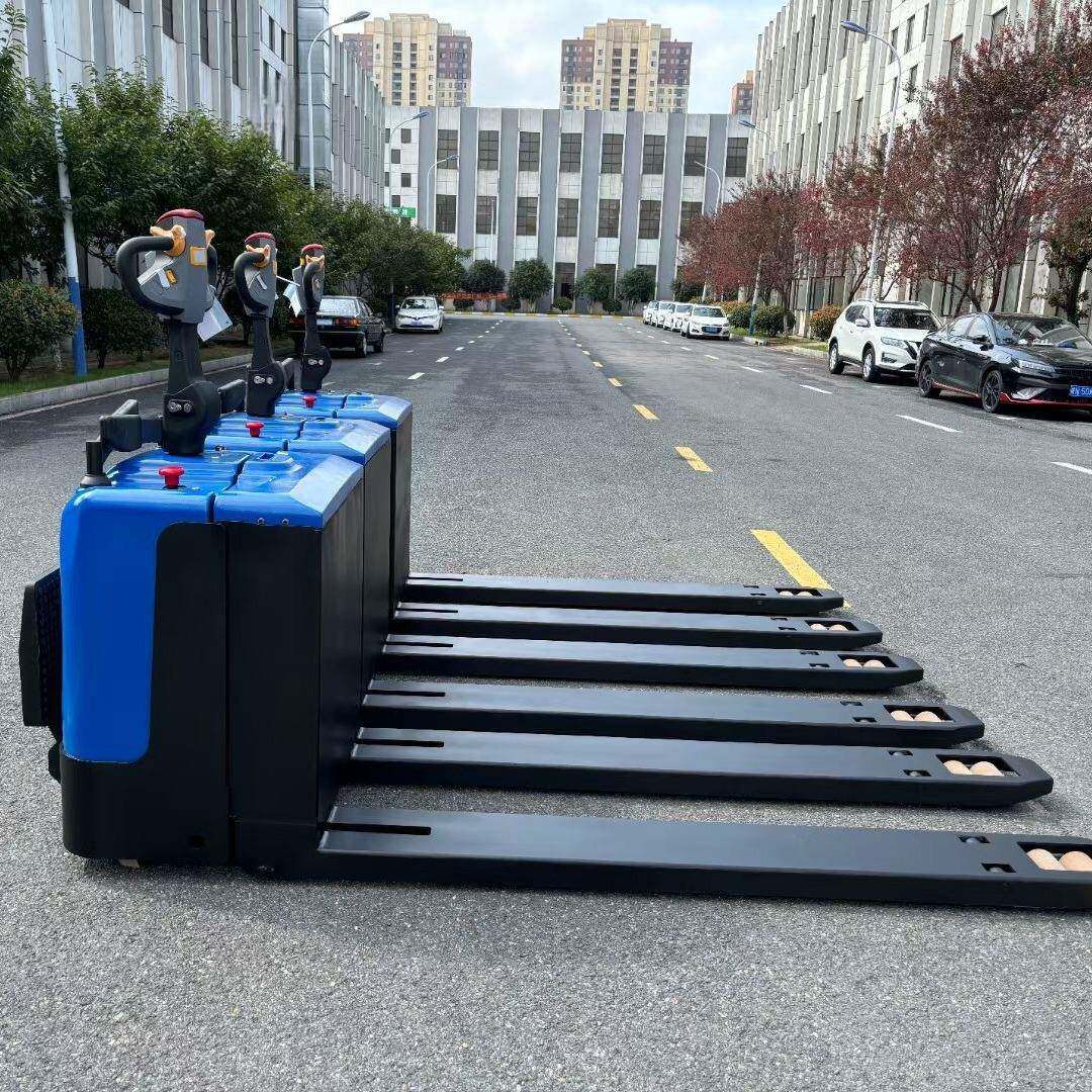 普尔夫非标电动搬运车5吨大吨位加长货叉装卸货地牛电瓶叉车北京