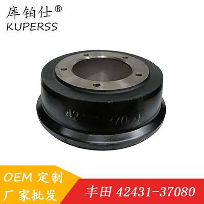汽车刹车盘刹车鼓42431-37080适用丰田考斯特中巴后轮制动鼓