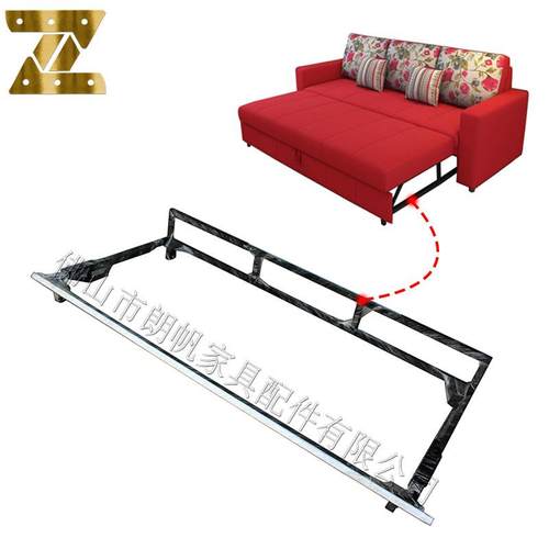 抽屉铰链多功能沙发床抽屉铰小户型推拉床五金配件隐藏拉伸架