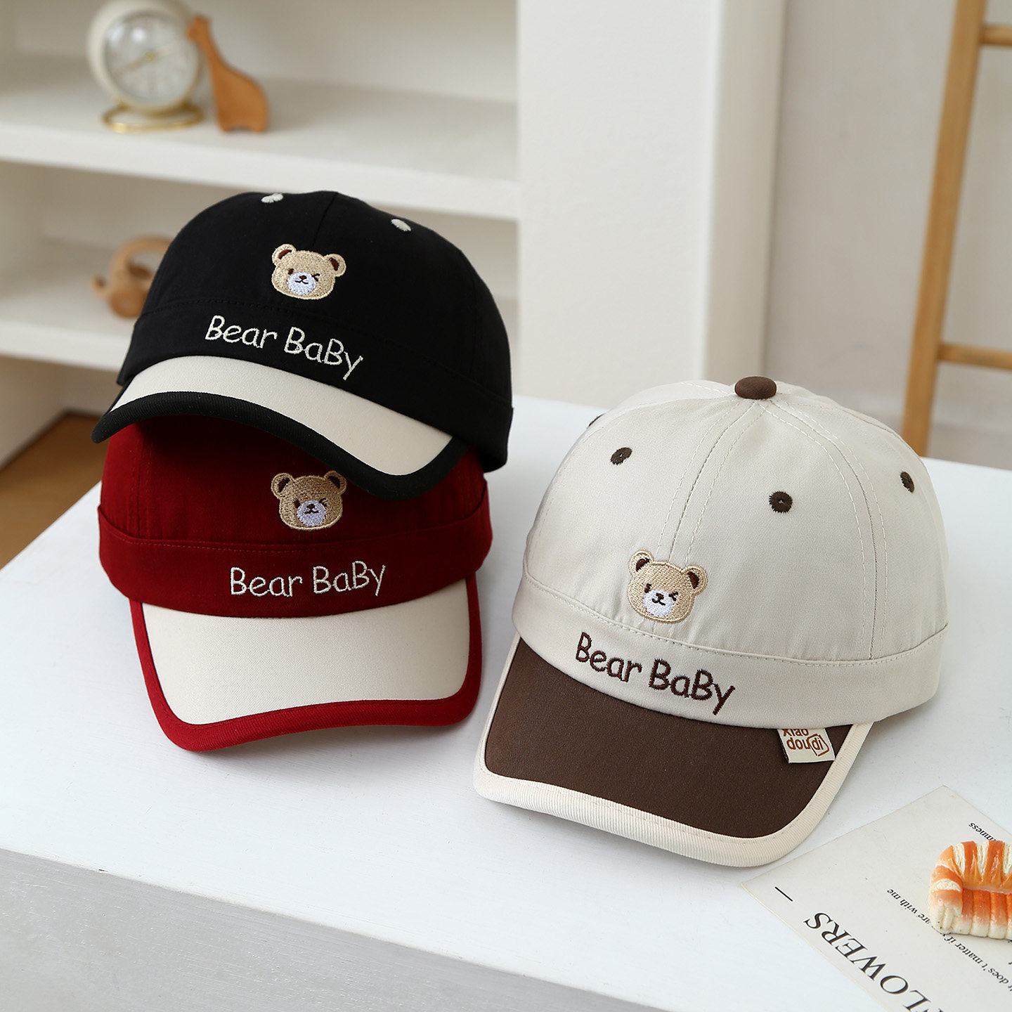 韩版男宝宝帽子小熊鸭舌帽女童遮阳防晒帽小童防风棒球帽时尚春秋,童装/婴儿装/亲子装,帽子,淘宝优惠券,粉丝福利购,淘宝优惠卷