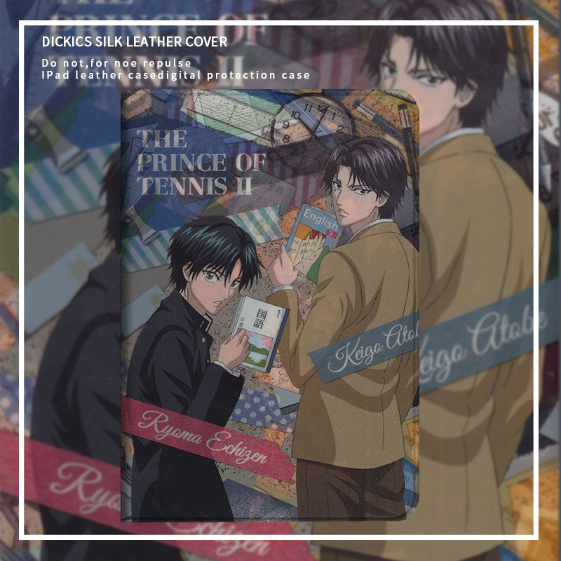 网球王子适用于ipadpro保护套11寸2020air壳10.2寸2019拼接风2020款9.7笔槽7.9mini4苹果5代平板10.5日系动漫 3C数码配件 平板电脑保护套/壳 原图主图