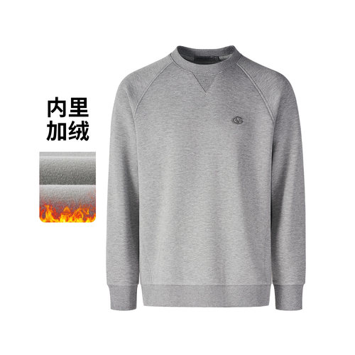 GIOVANNI VALENTINO秋冬季长袖休闲圆领卫衣男士时尚简约套头