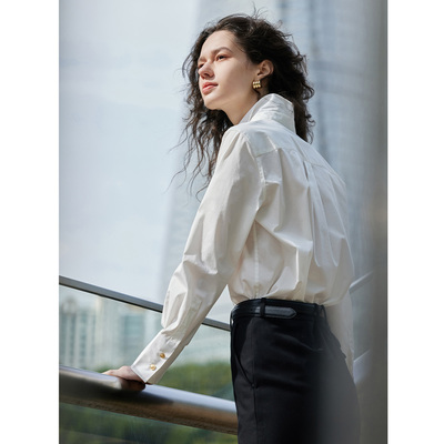 卓凡尼·华伦天奴高级感长袖衬衫